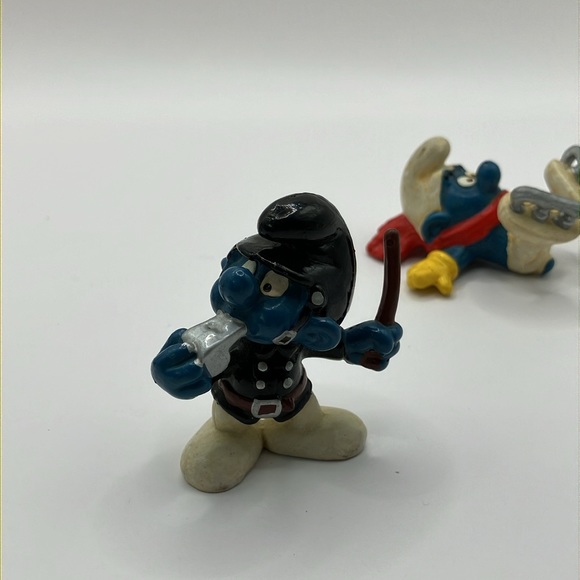 Vintage 80-90’s Smurf Mini Sculpture Collectible Decorations - Picture 10 of 16